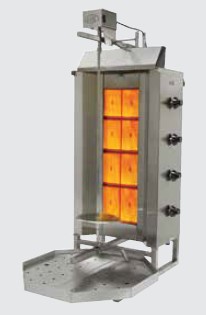 Гриль-шаурма 5GD, максимальная загрузка 120 кг., газ.